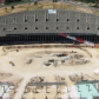 Estado de las obras de la Peineta, futuro estadio del Atlético de Madrid